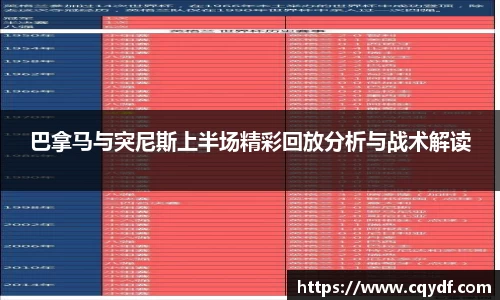 巴拿马与突尼斯上半场精彩回放分析与战术解读